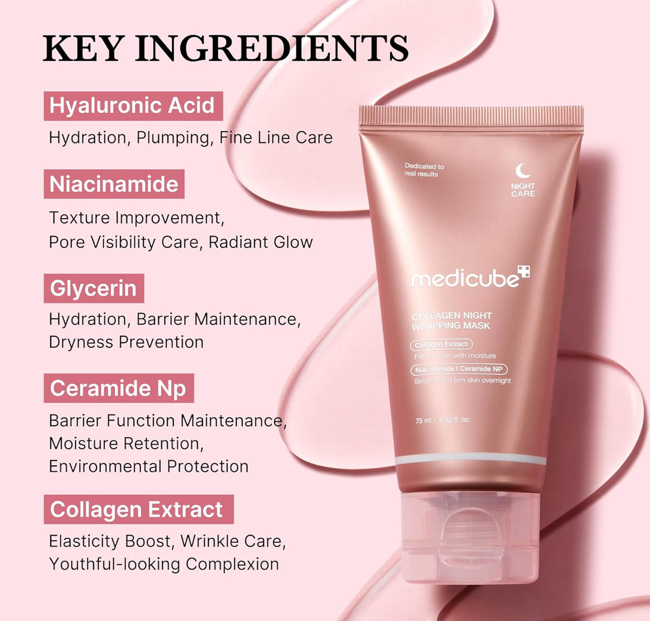 Medicube Collagen Overnight Wrapping Peel Off Facial Mask
