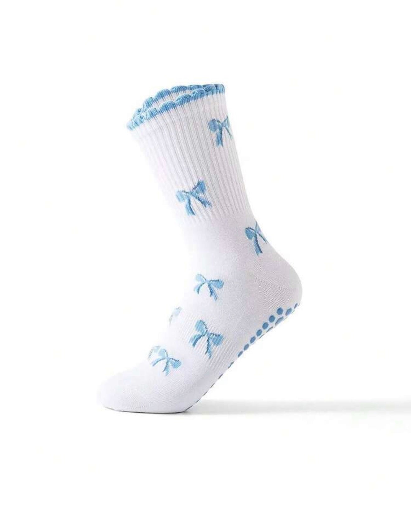 Bow Pilates Socks