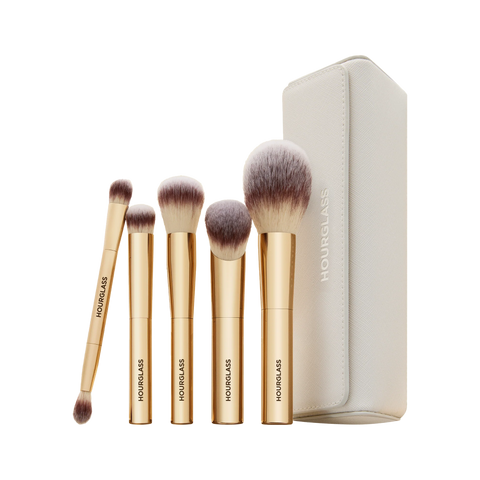 Hourglass Face and Eye Travel Brush Set