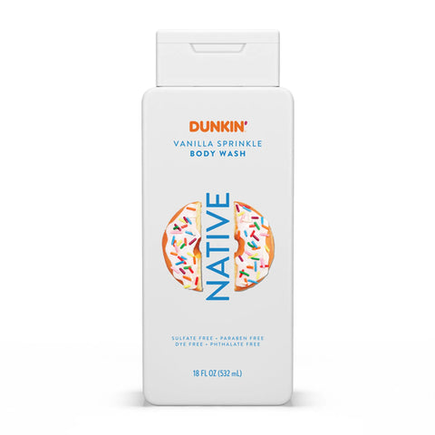 Native Limited Edition Vanilla Sprinkle Body Wash (18oz)