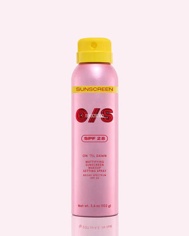 One size setting spray with spf