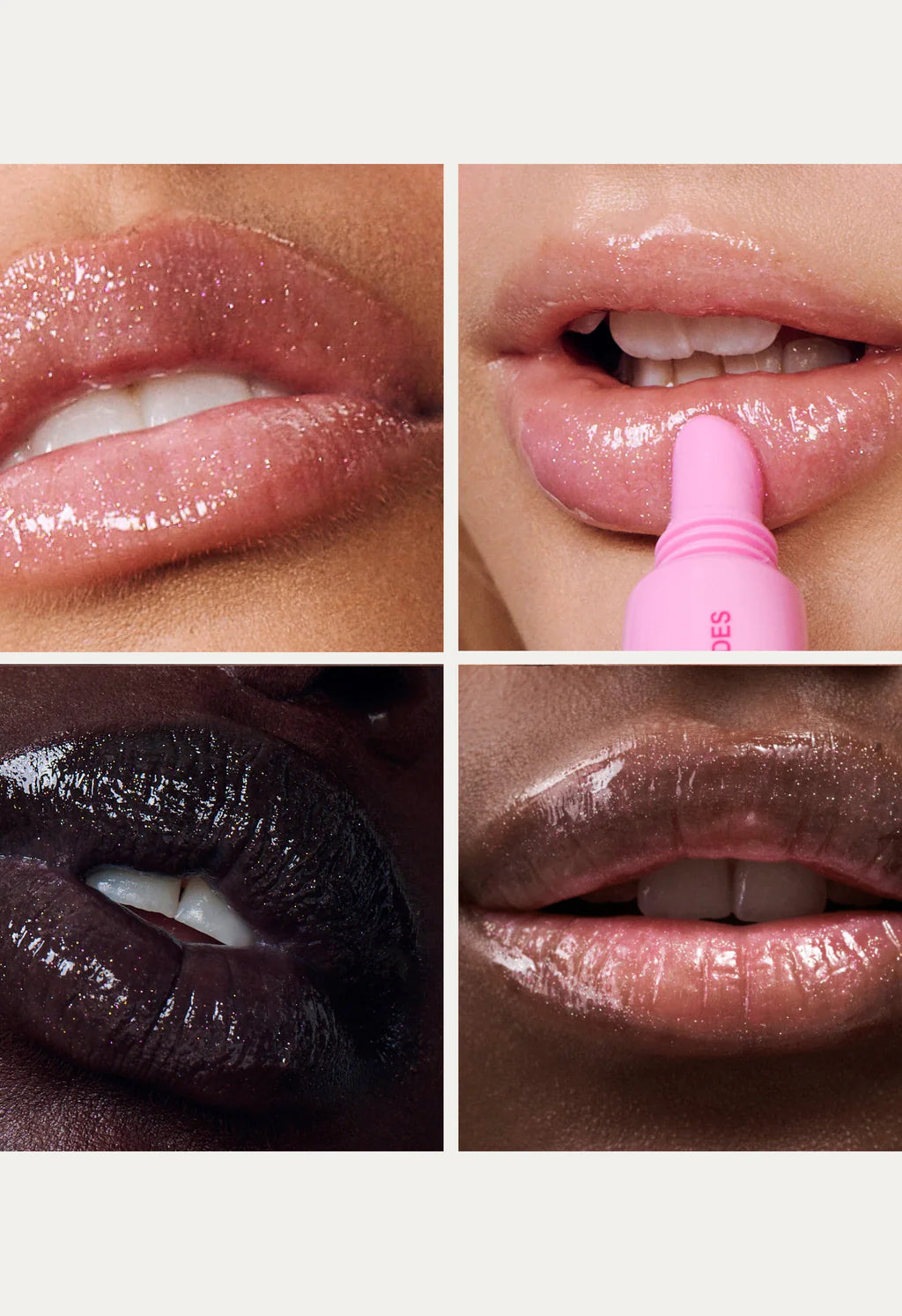 Rhode Jelly Bean peptide lip tint (shimmery sheer pink)
