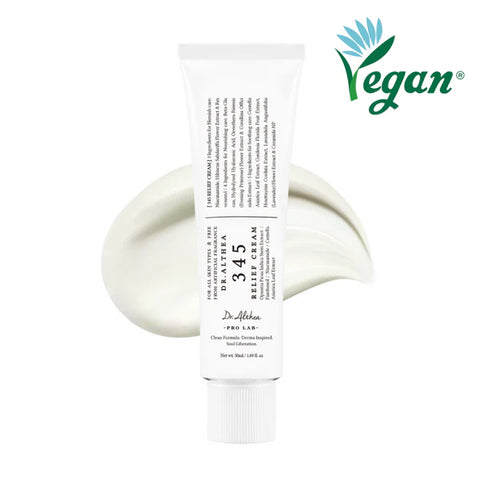 Dr.Althea 345 Relief Cream | Daily Face Moisturizer | Blemish Relief Care | Soothing Recovery & Moisture with Niacinamide, Panthenol | Korean Vegan Skin Care for All Skin Types | 1.7 Fl Oz