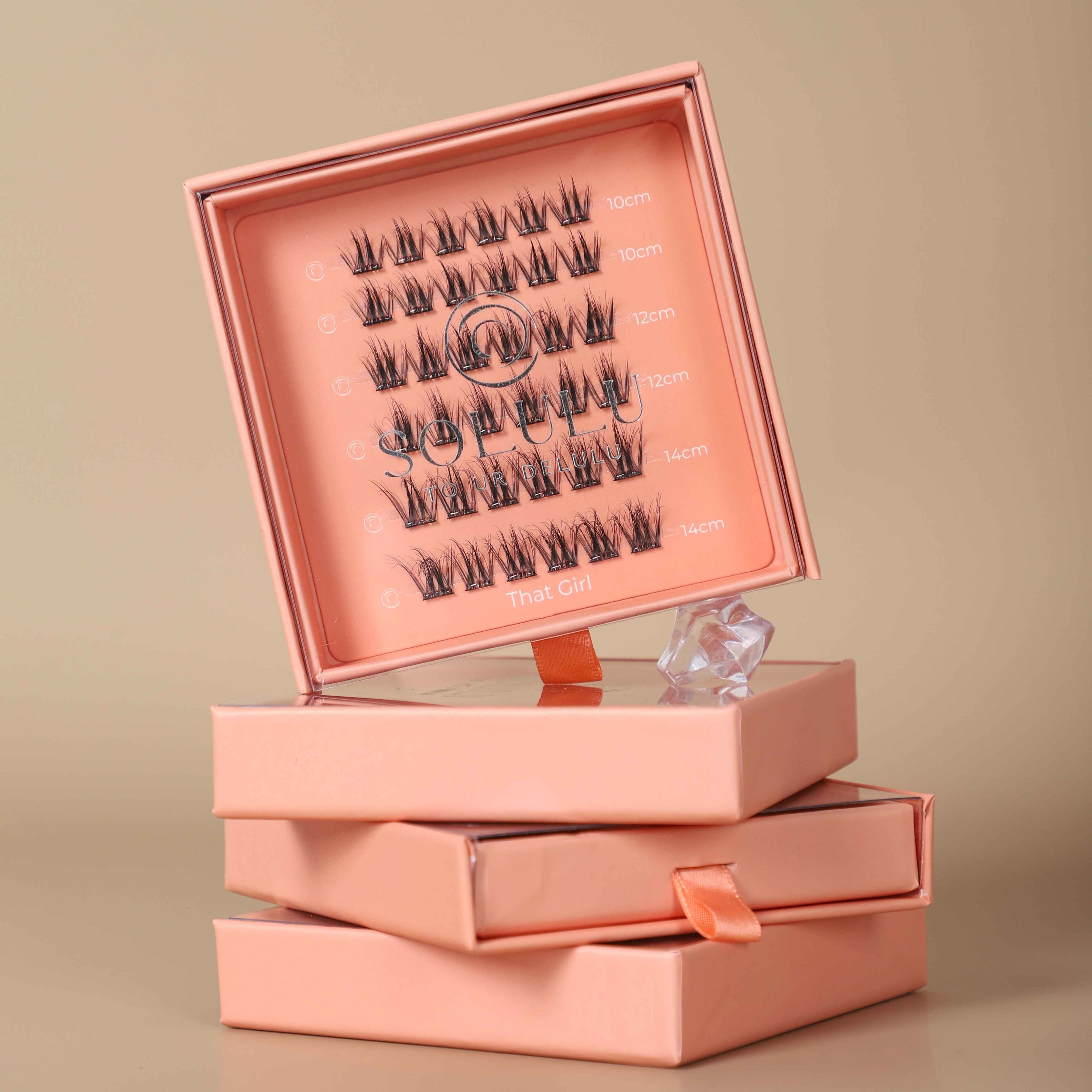 Solulu Pre-Glue Lashes Clusters - That Girl
