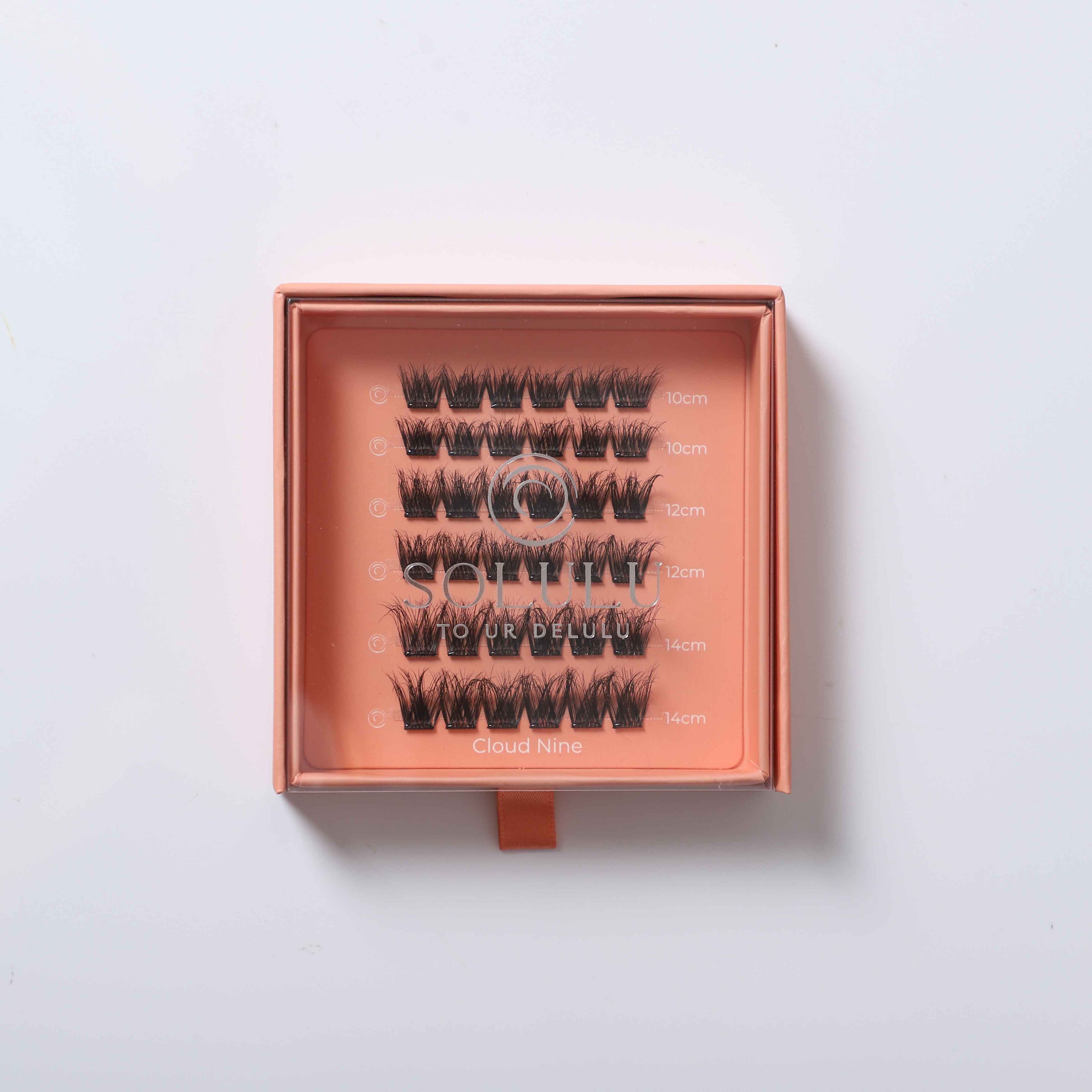 Solulu Pre-Glue Lashes Clusters - Cloud Nine