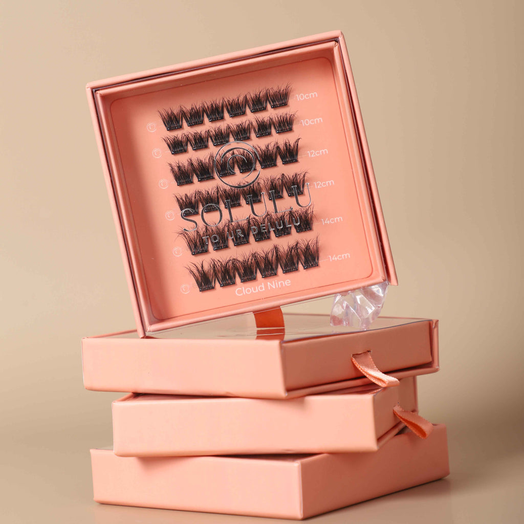Solulu Pre-Glue Lashes Clusters - Cloud Nine