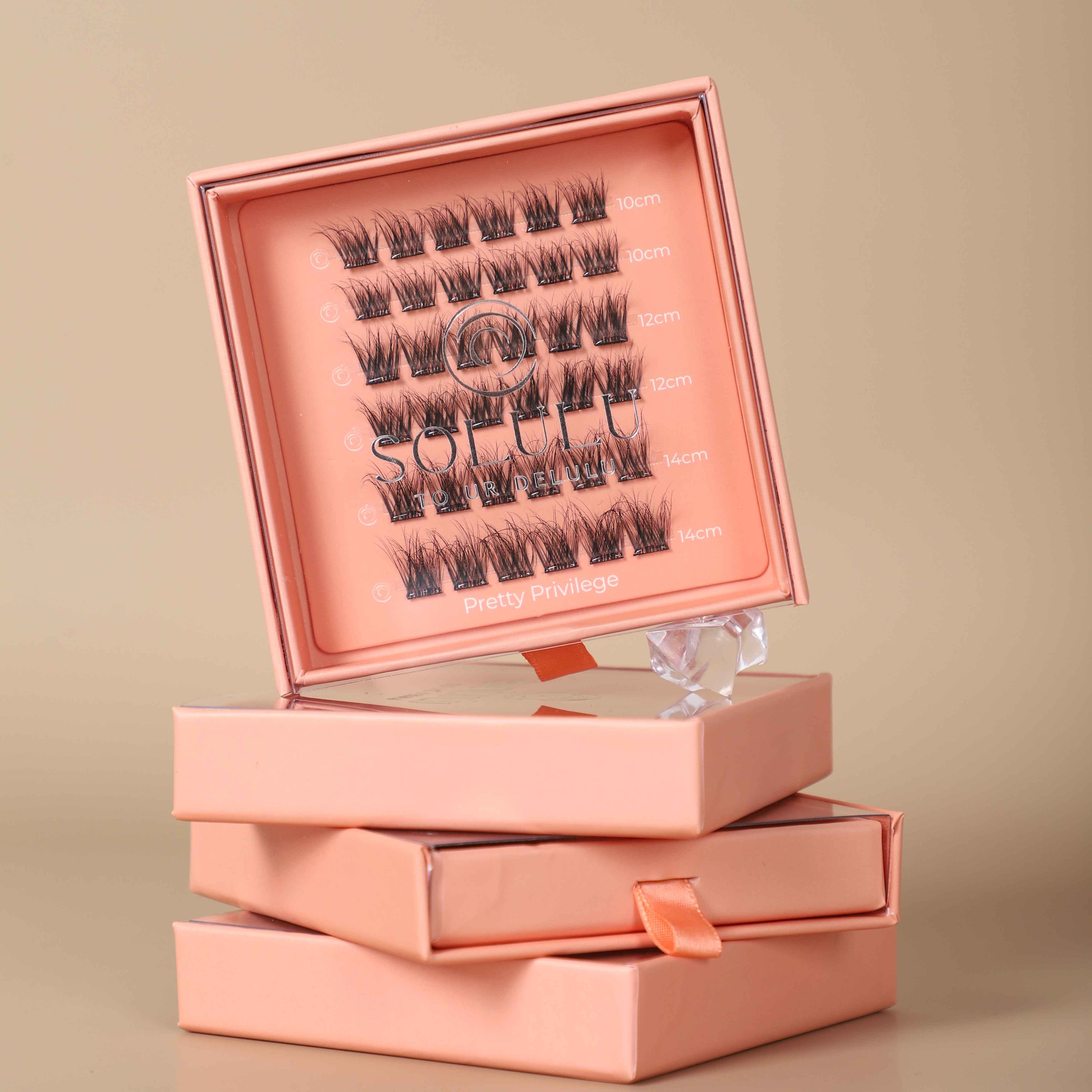Solulu Pre-Glue Lashes Clusters - Pretty Privilege