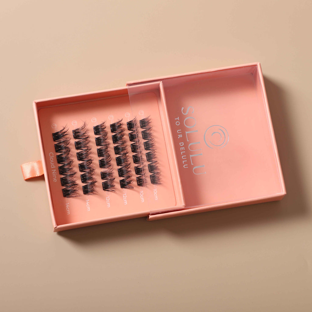Solulu Pre-Glue Lashes Clusters - Cloud Nine