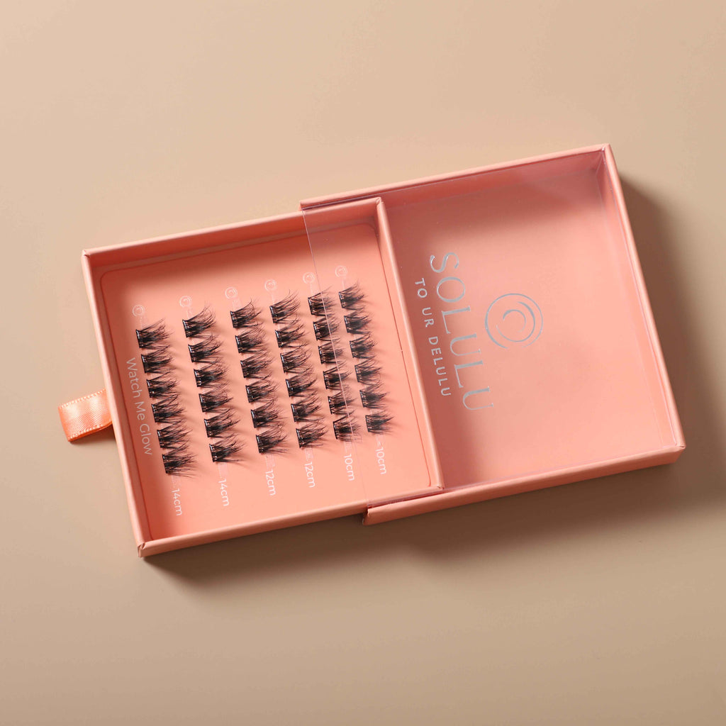 Solulu Pre-Glue Lashes Clusters - Watch Me Glow