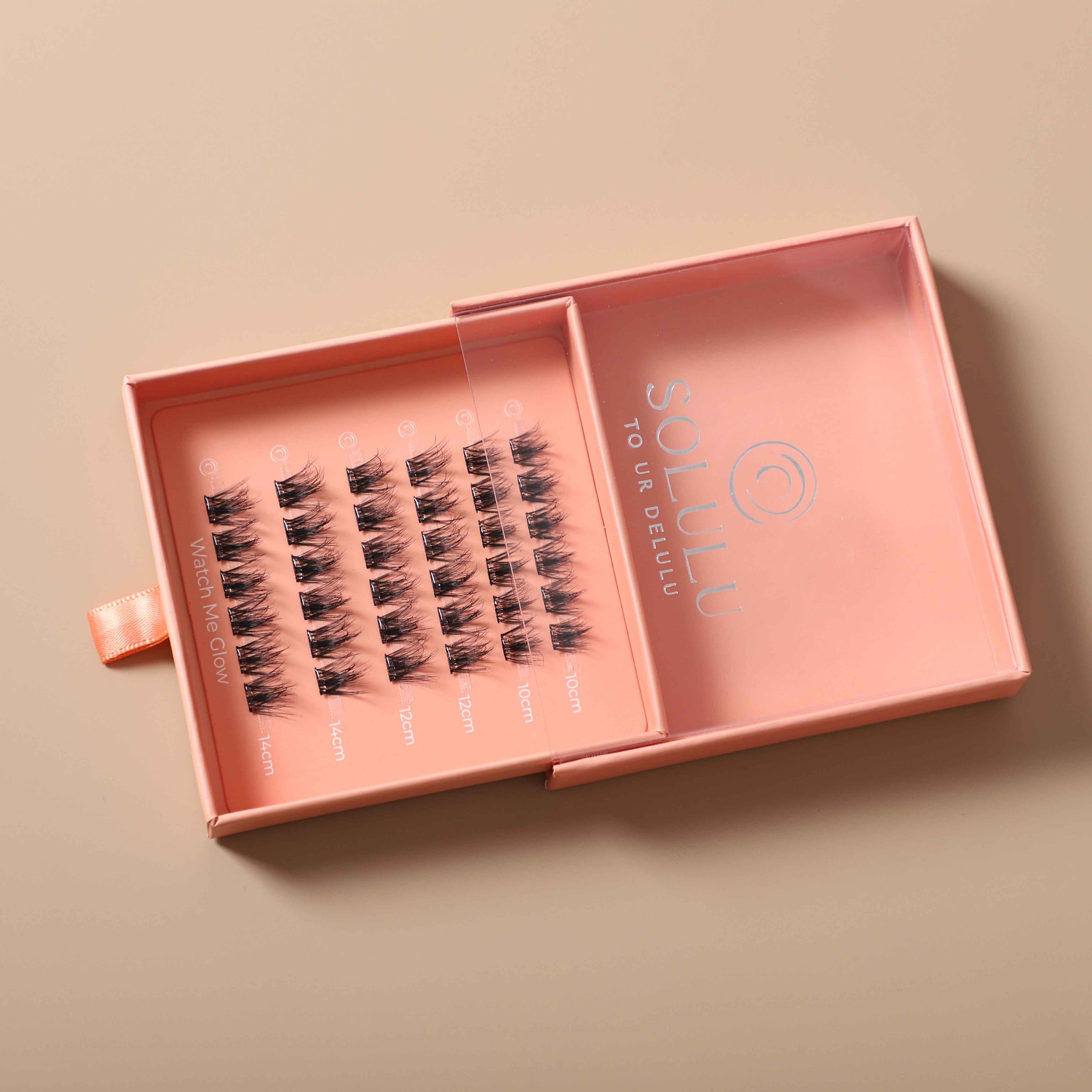 Solulu Pre-Glue Lashes Clusters - Watch Me Glow