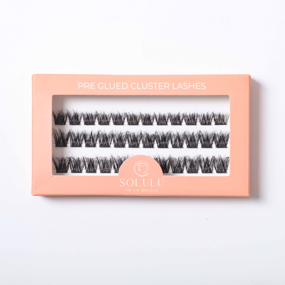 Solulu Pre-Glue Lashes Clusters - Cloud Nine