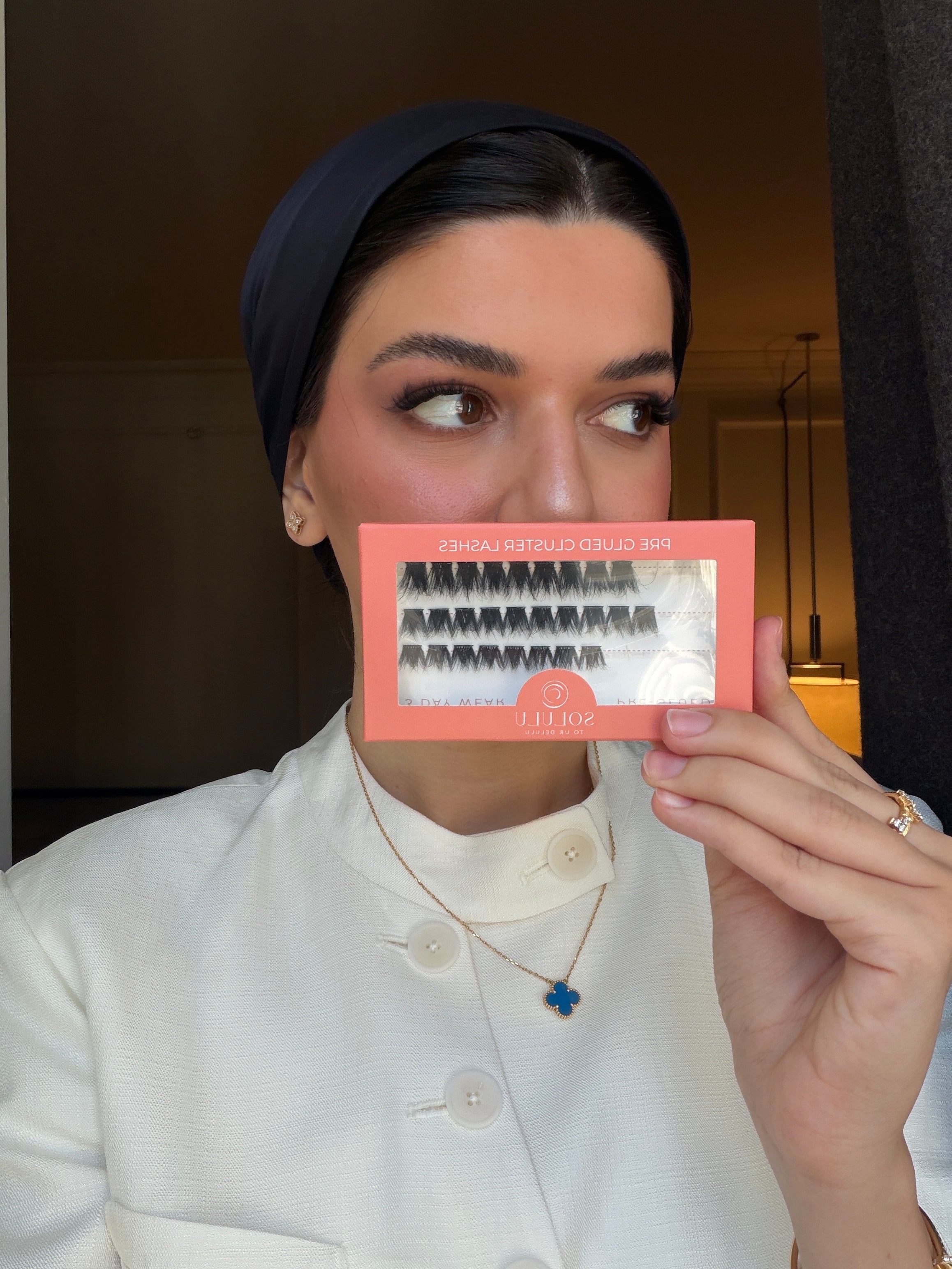 Solulu Pre-Glue Lashes Clusters - Unforgettable