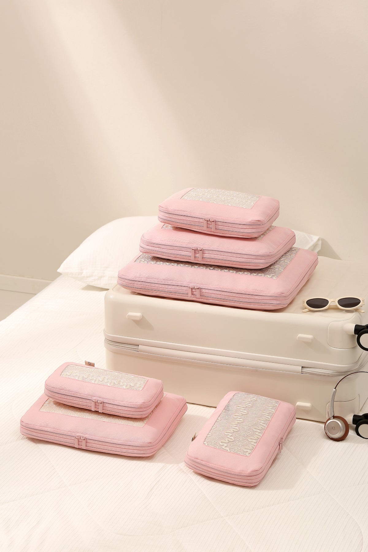 Keep it Together Packing Cubes - Dusty Pink