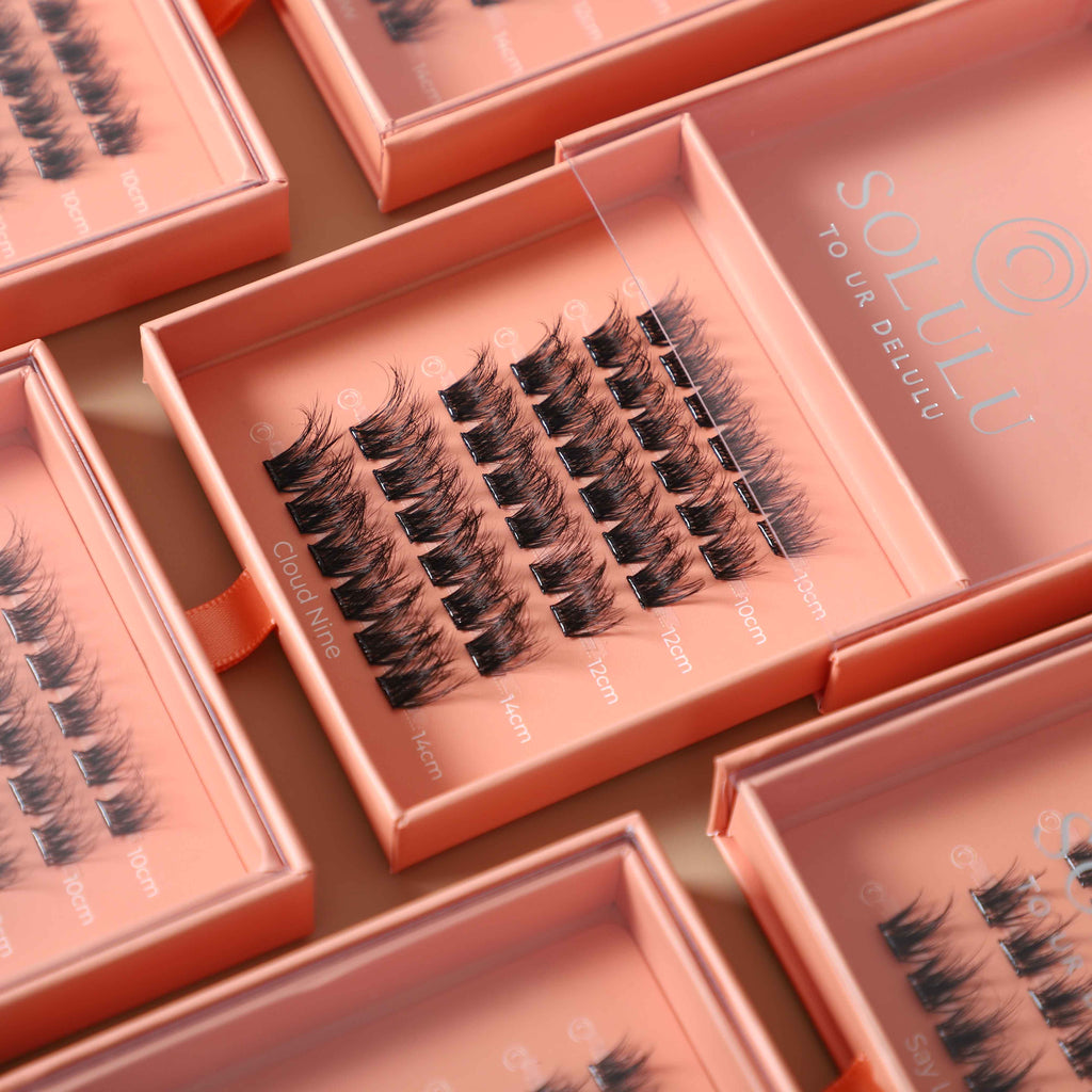 Solulu Pre-Glue Lashes Clusters - Cloud Nine