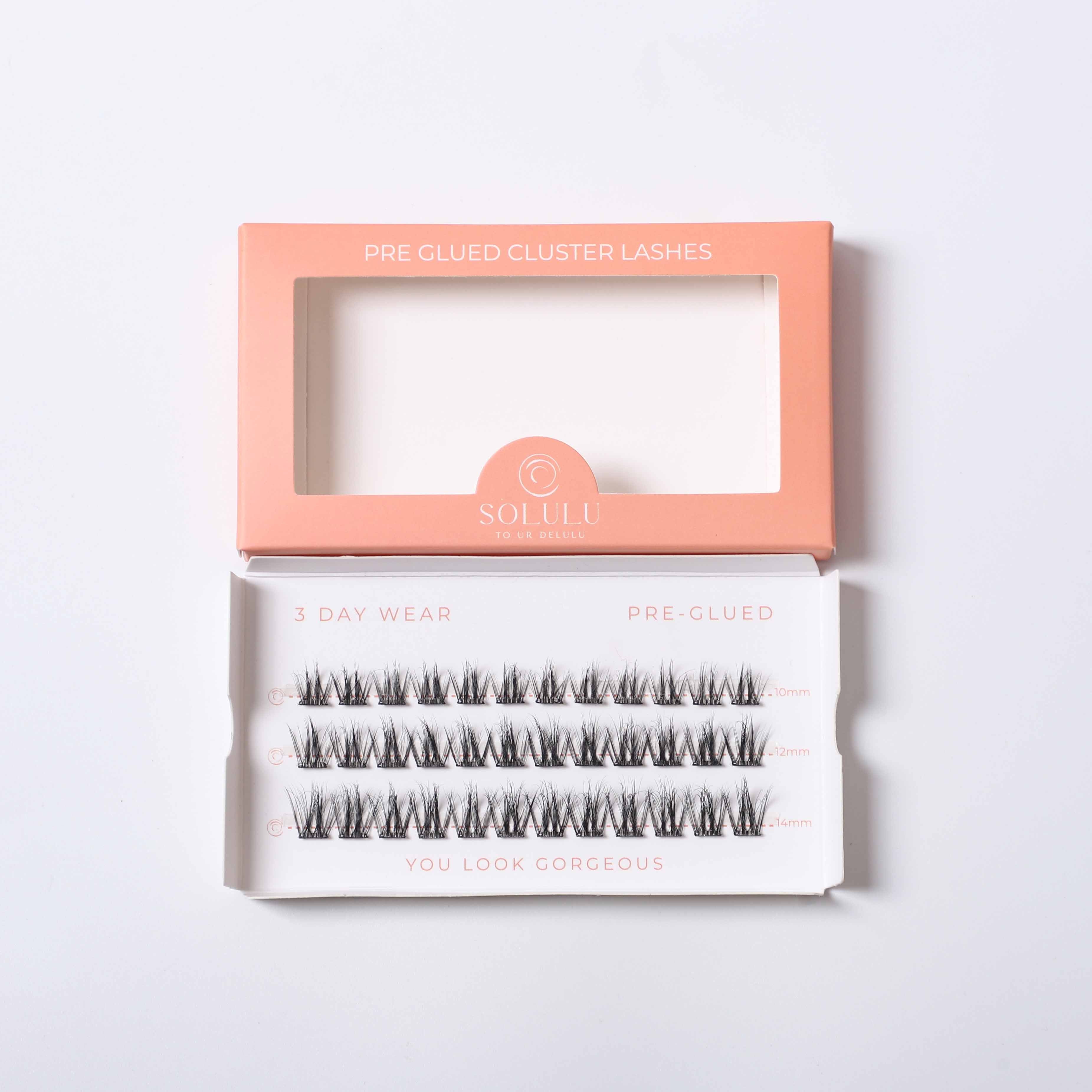 Solulu Pre-Glue Lashes Clusters - That Girl