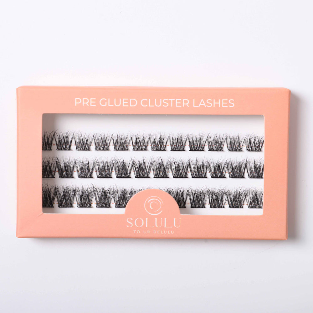 Solulu Pre-Glue Lashes Clusters - Pretty Privilege