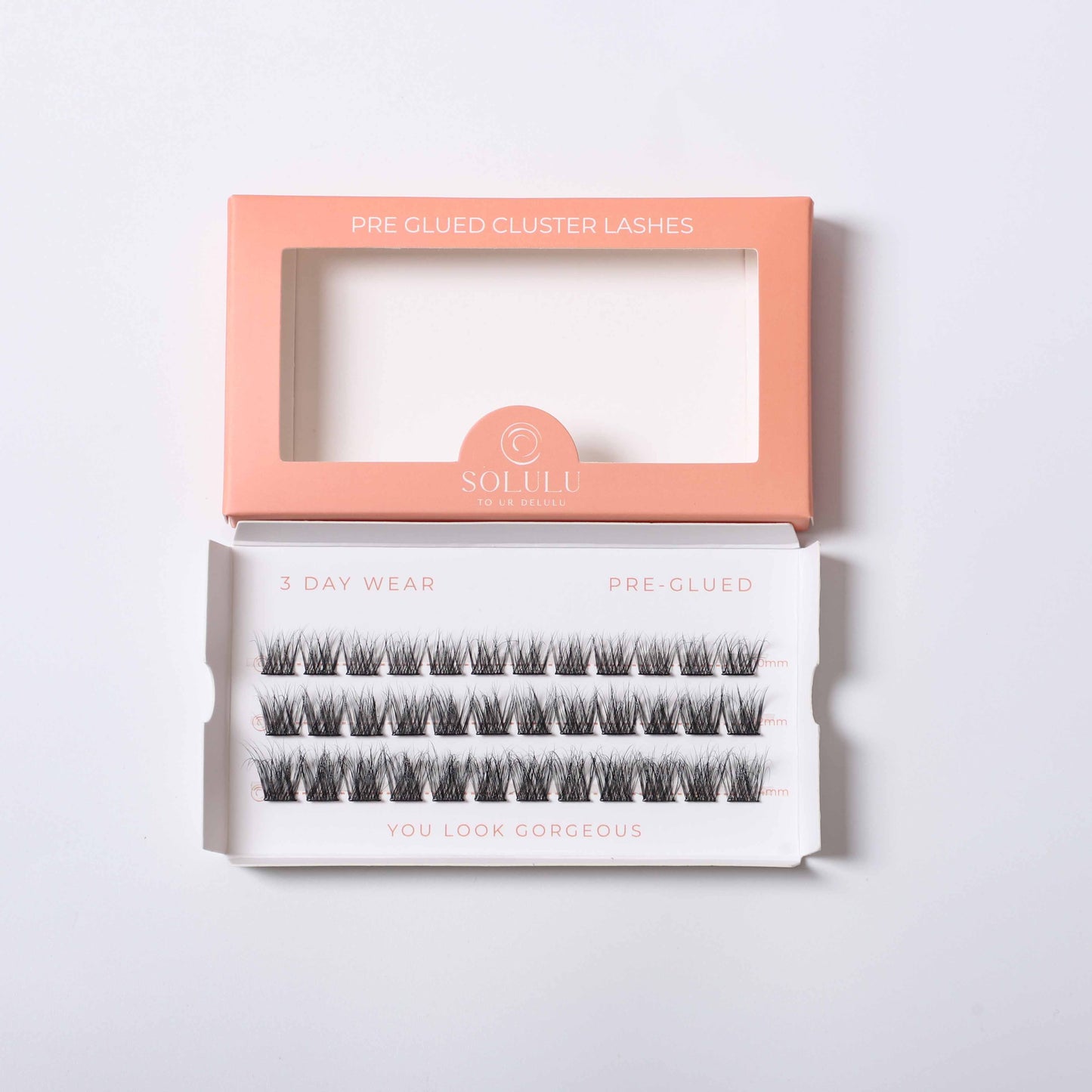 Solulu Pre-Glue Lashes Clusters - Pretty Privilege