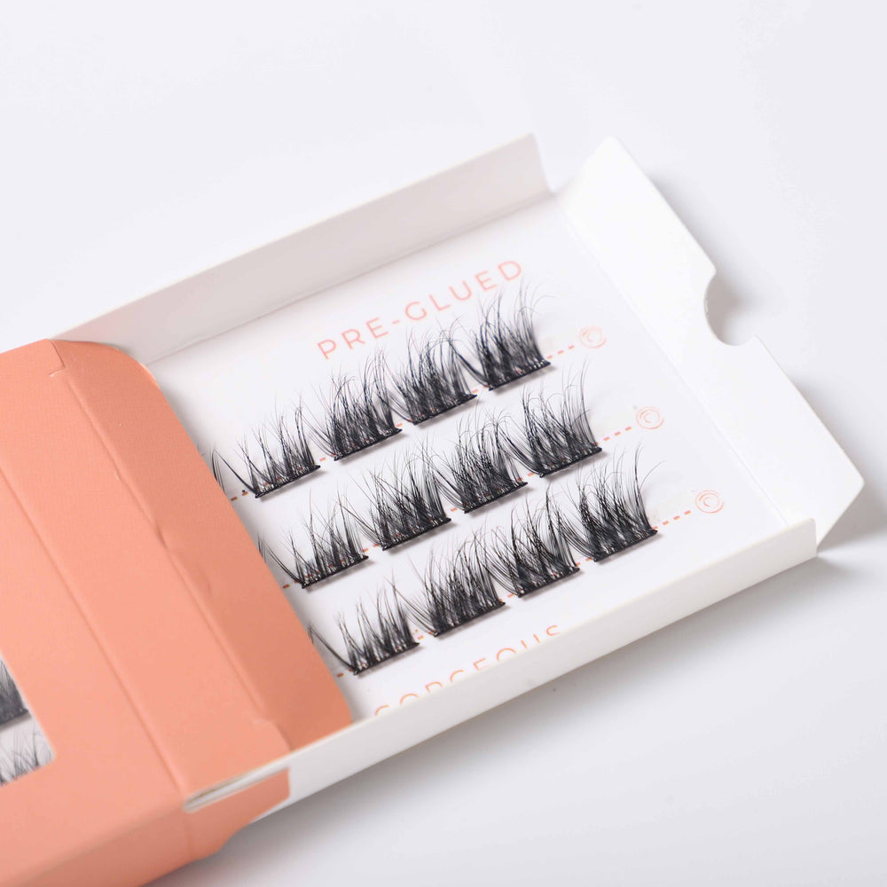 Solulu Pre-Glue Lashes Clusters - No Filter