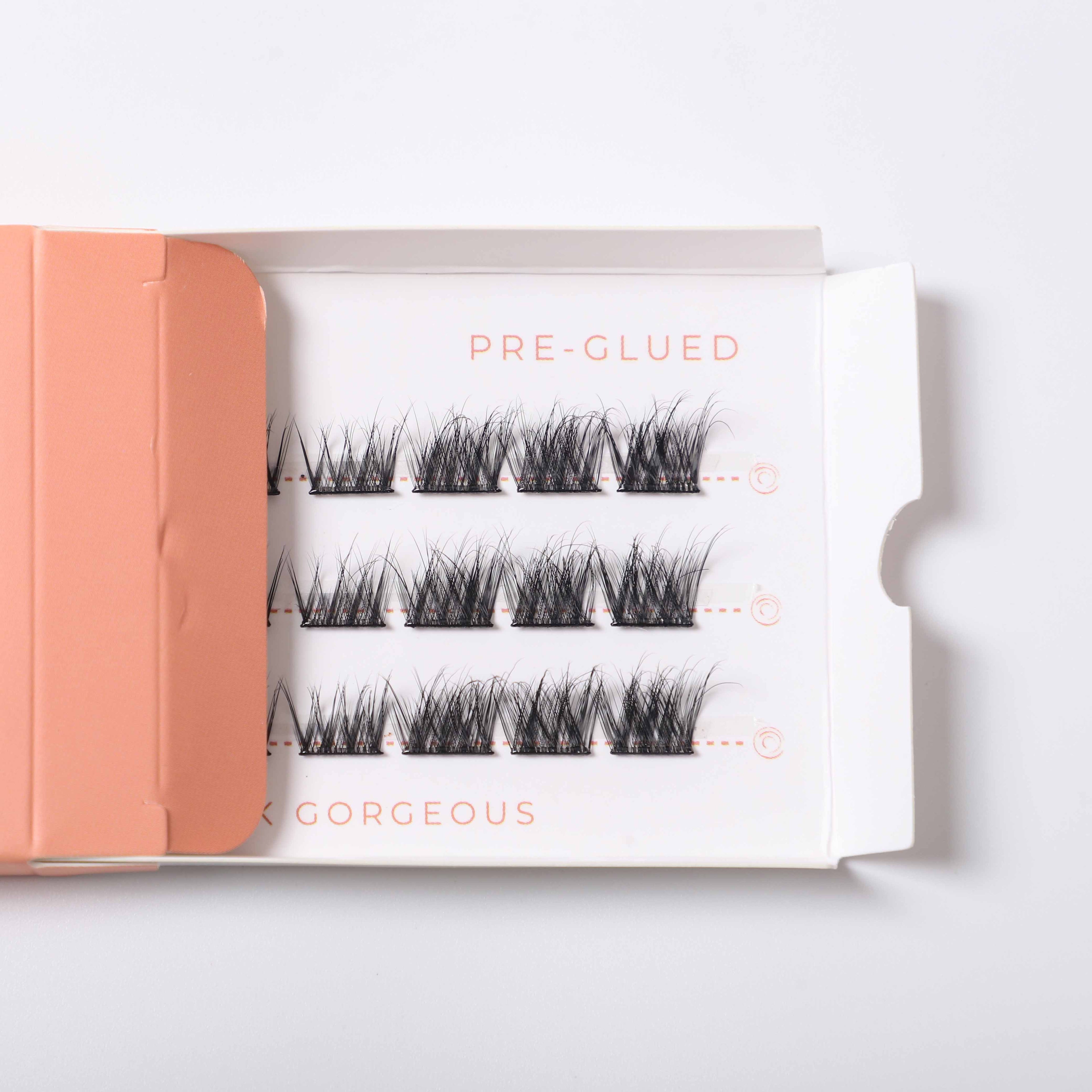 Solulu Pre-Glue Lashes Clusters - No Filter