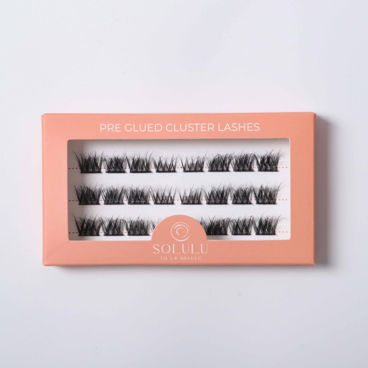 Solulu Pre-Glue Lashes Clusters - No Filter
