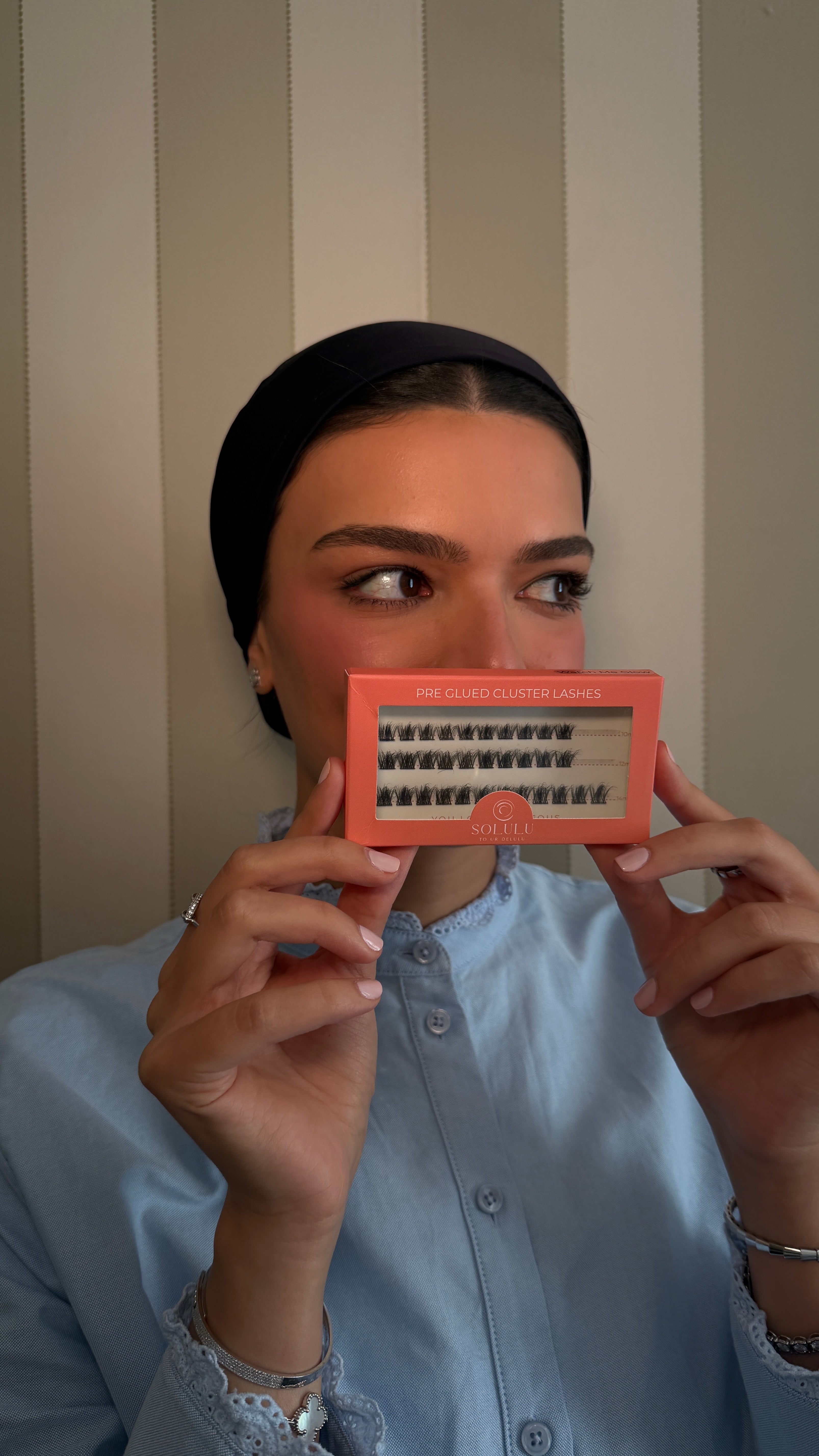 Solulu Pre-Glue Lashes Clusters - Watch Me Glow