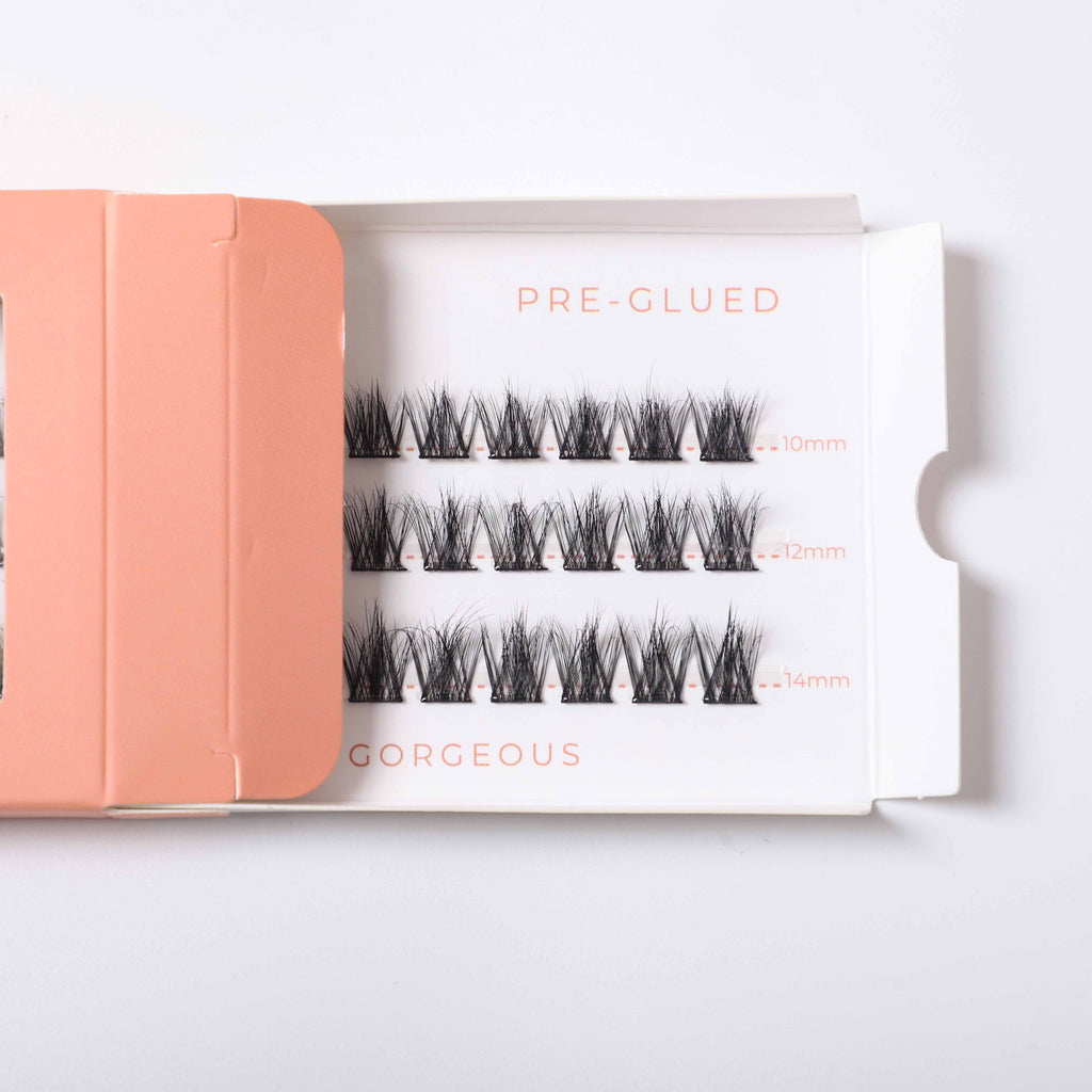 Solulu Pre-Glue Lashes Clusters - Watch Me Glow