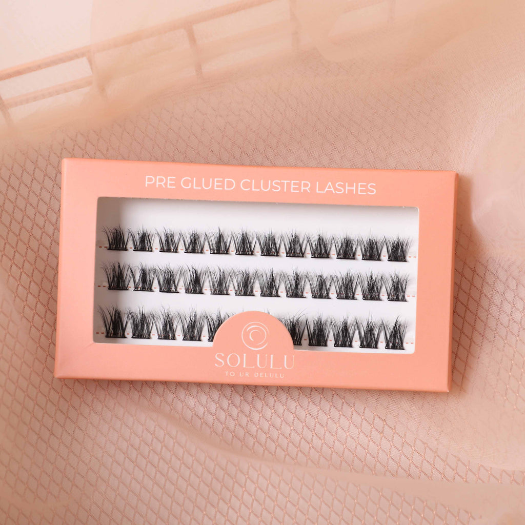 Solulu Pre-Glue Lashes Clusters - Watch Me Glow