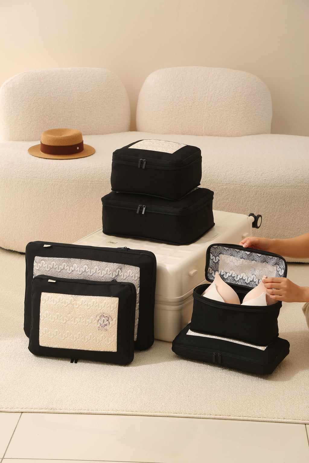 Keep it Together Packing Cubes - Very Black