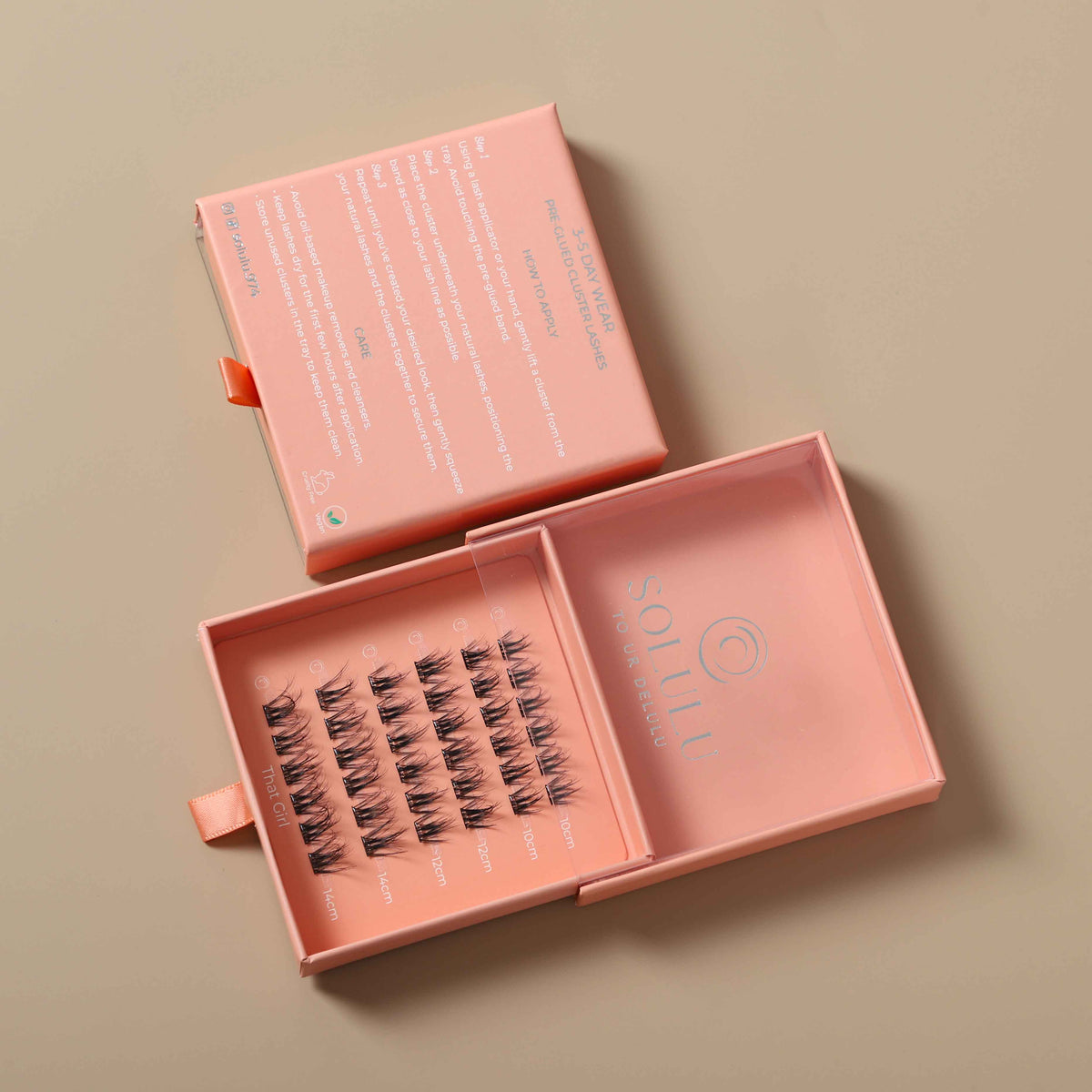 Solulu Pre-Glue Lashes Clusters - That Girl