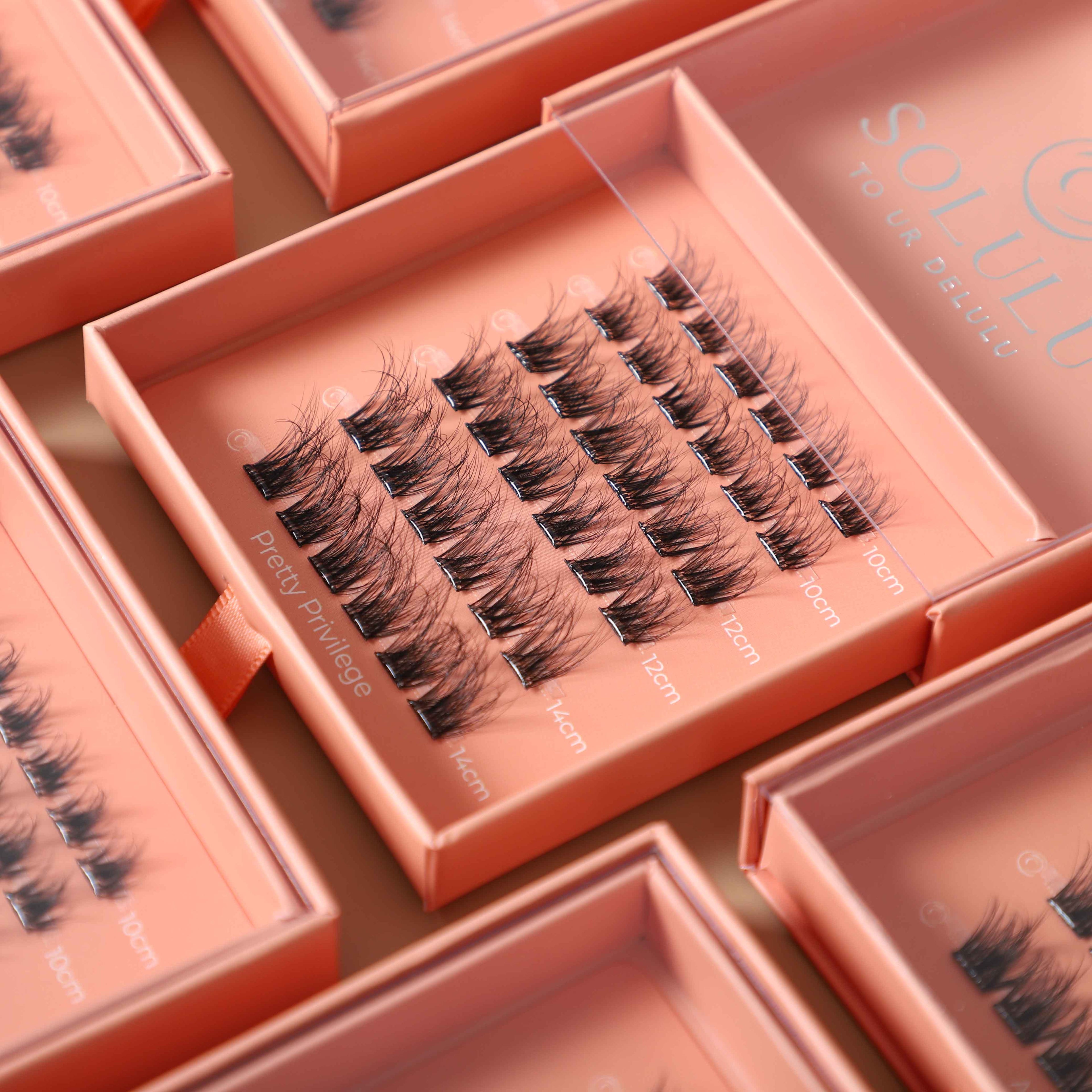 Solulu Pre-Glue Lashes Clusters - Pretty Privilege