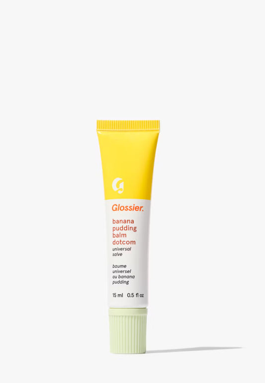 Glossier Balm Dotcom Banana Pudding: Creamy banana with a custard tint.
