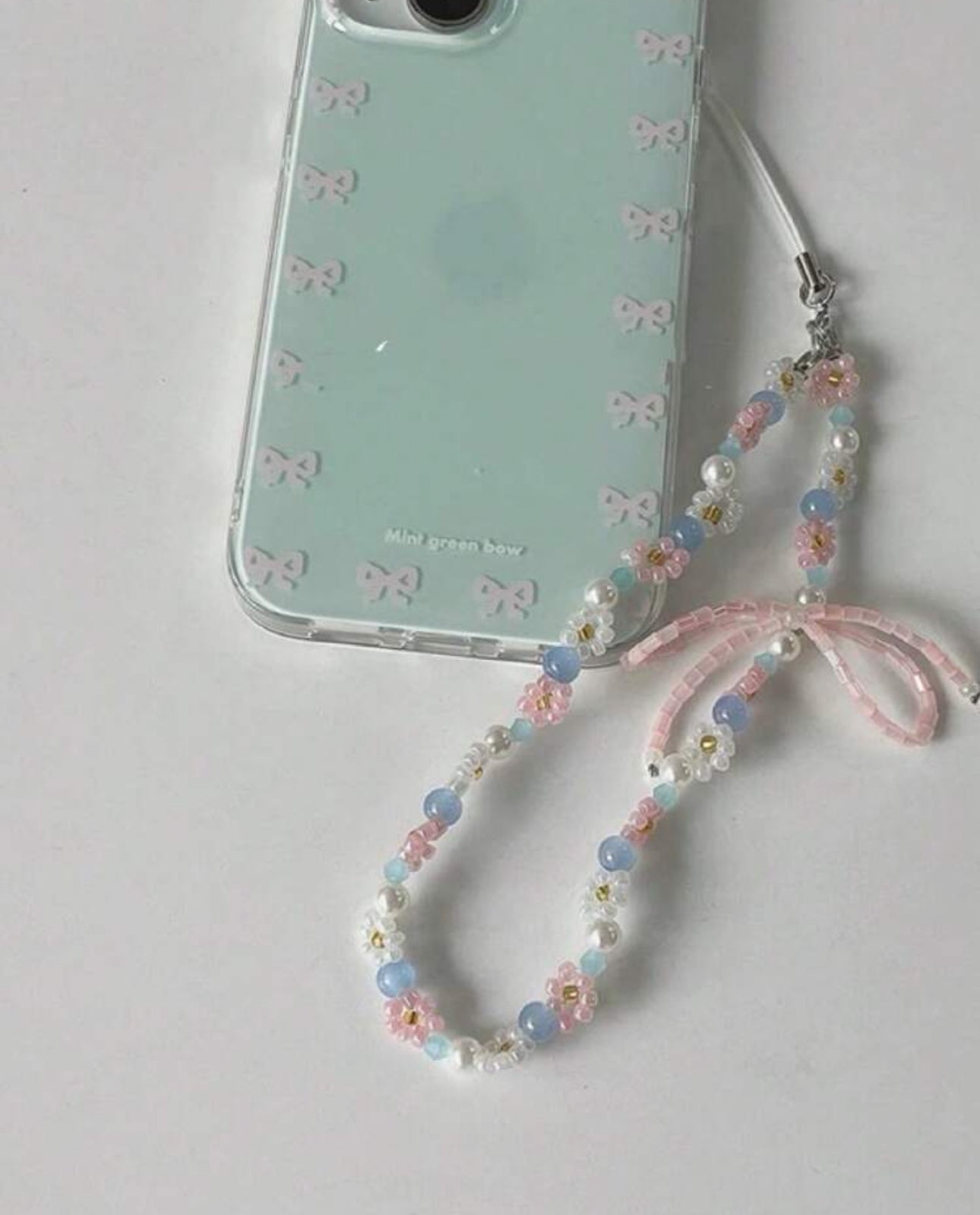 Handmade Beaded Phone Charm