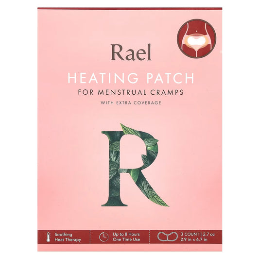 Rael Herbal Heating Patches, Period Cramps Relief, Heat Therapy
