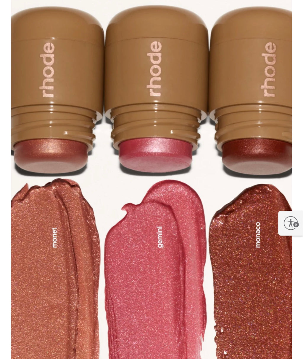 Rhode pocket pearl
THE MINI SHIMMERY FLUSH