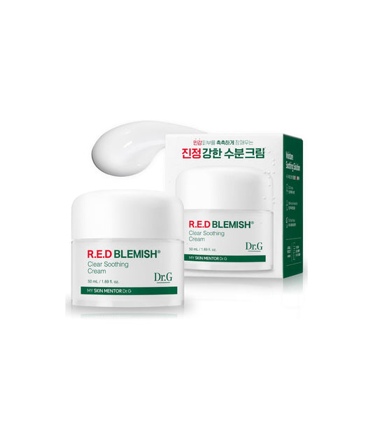 Dr.G Red Blemish Clear Soothing Korean Moisturizer Face Cream, 50ml K.Beauty