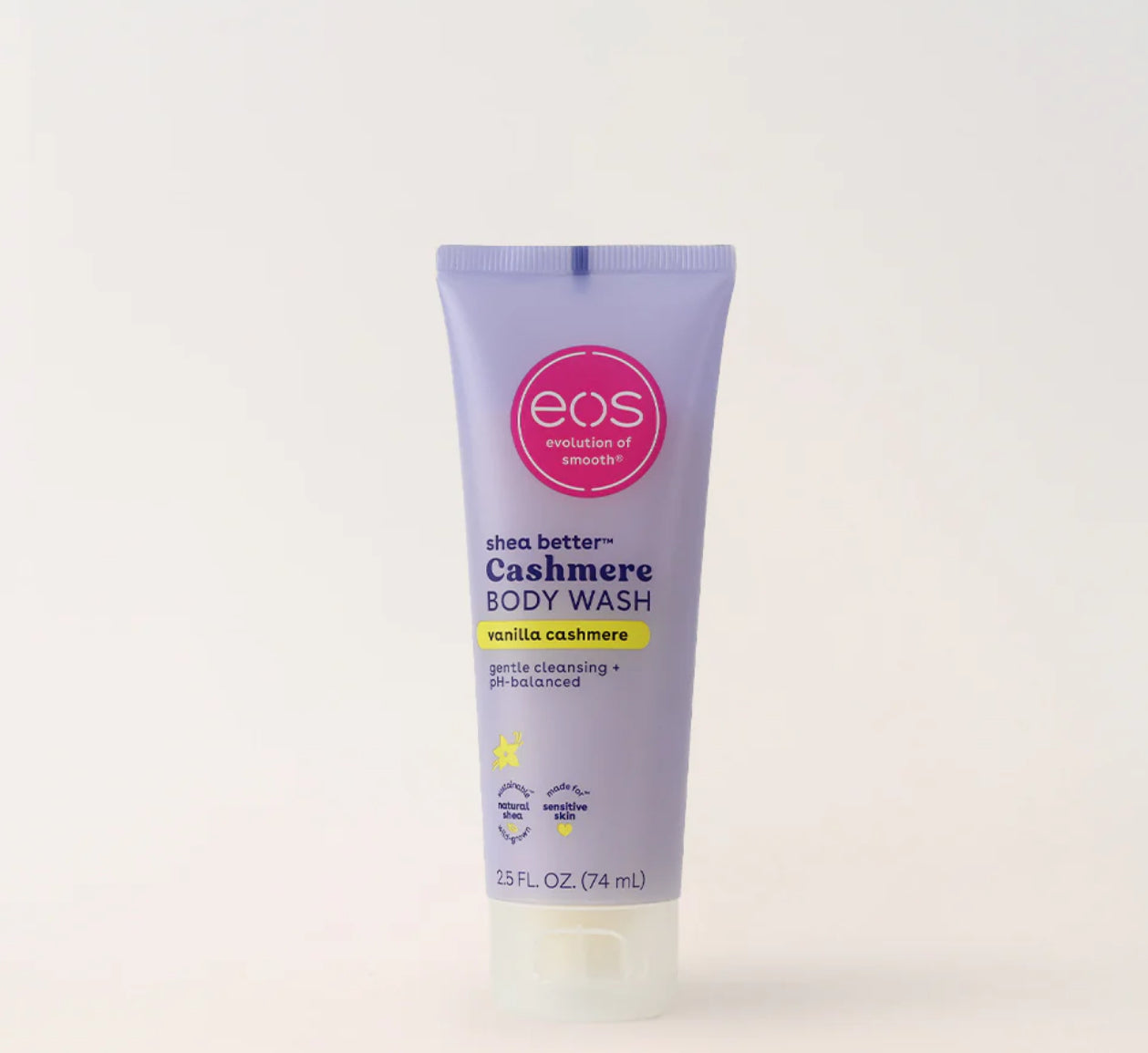 Eos travel size body wash vanilla cashmere