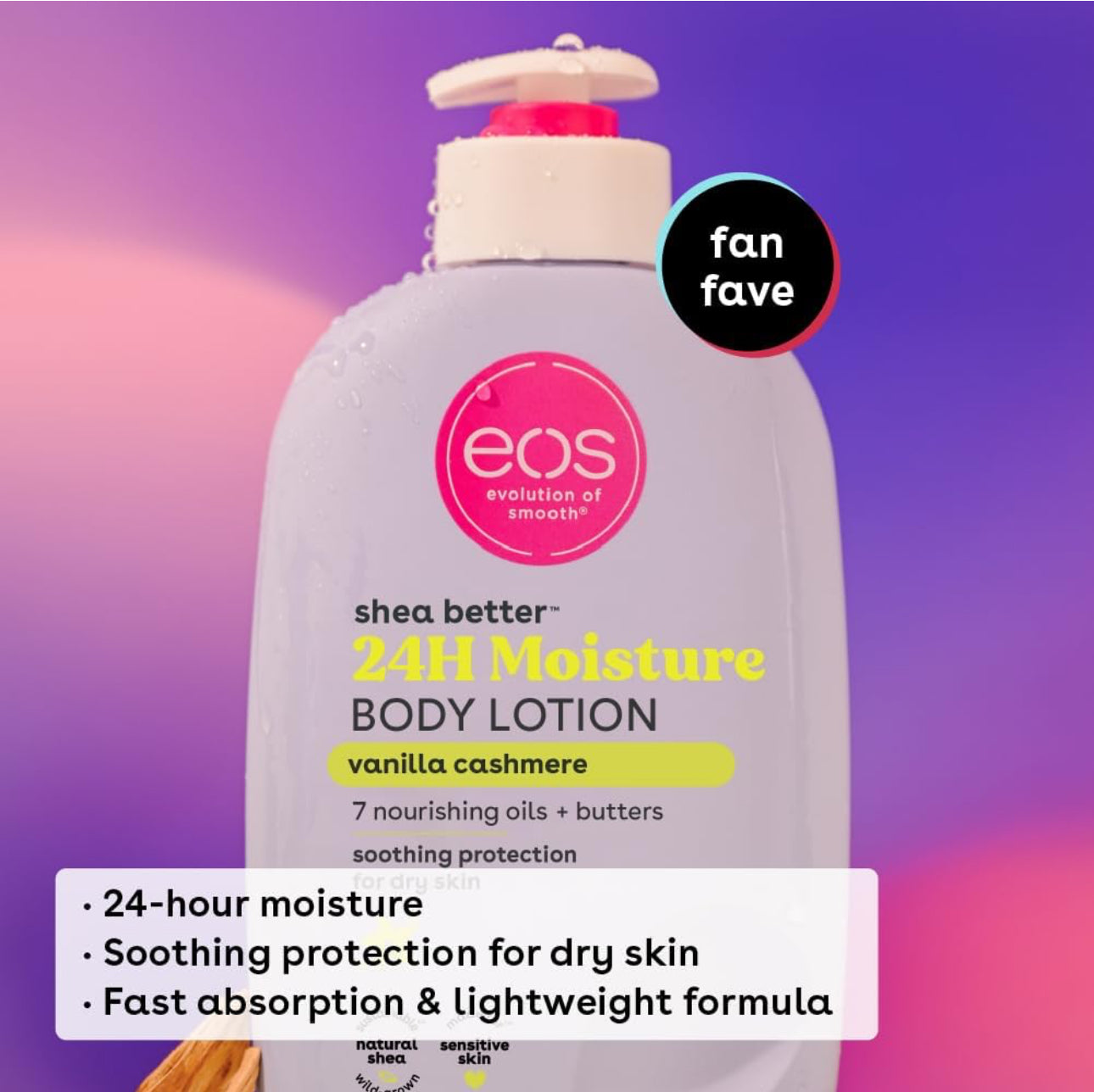 Eos Shea Better Body Lotion- Vanilla Cashmere