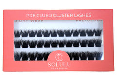 Solulu Pre-Glue Lashes Clusters - Unforgettable