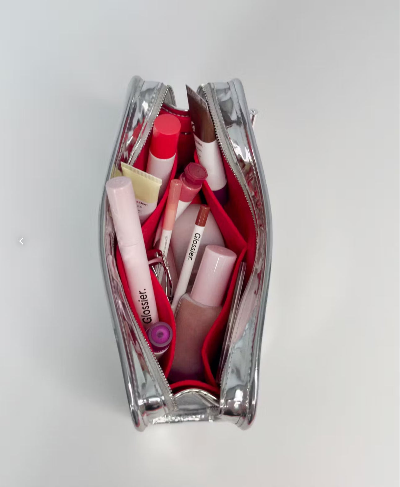 Glossier (Limited Edition) Chrome Beauty Bag