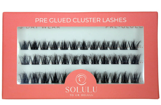 Solulu Pre-Glue Lashes Clusters - Watch Me Glow