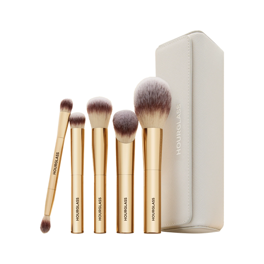 Hourglass Face and Eye Travel Brush Set