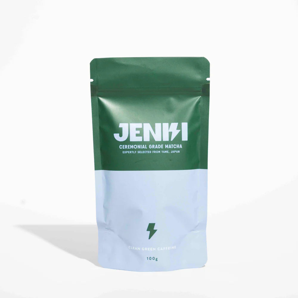 JENKI Yame Matcha | 100g Pouch  100g Pouch (50 - 65 servings)(Limited)