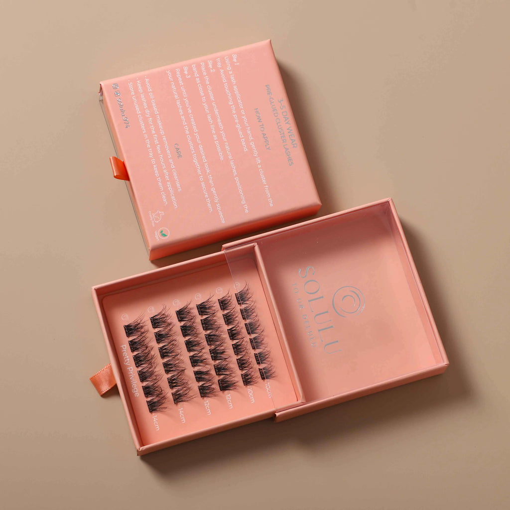 Solulu Pre-Glue Lashes Clusters - Pretty Privilege