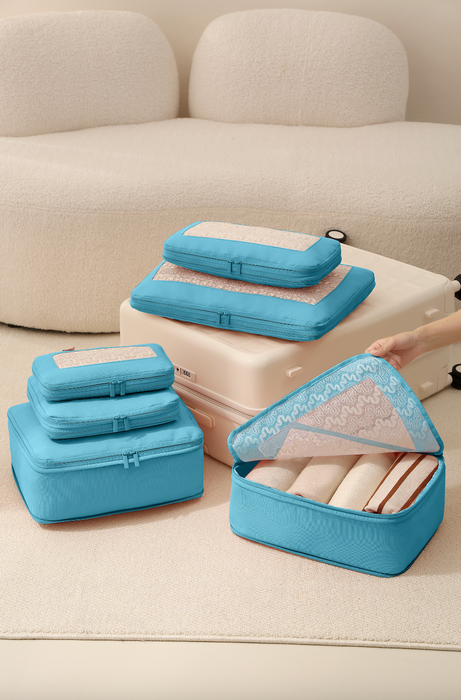 Keep it Together Packing Cubes - Aquamarine