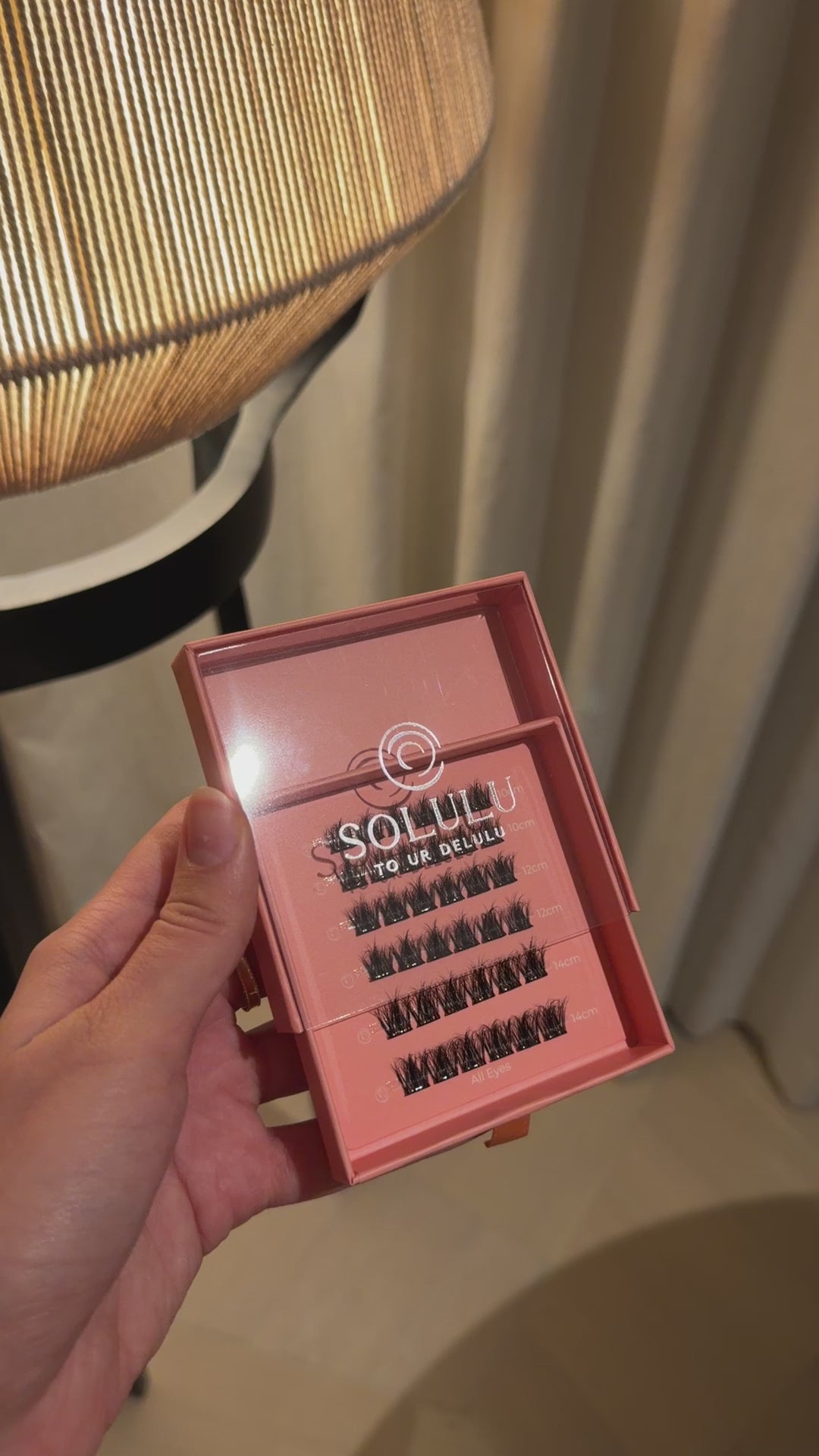 Solulu Pre-Glue Lashes Clusters - All Eyes